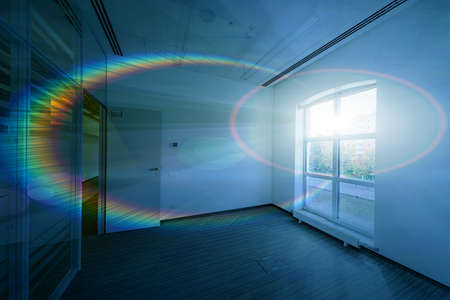 Illumination source- creative lighting in the room is a fantastic effectの写真素材
