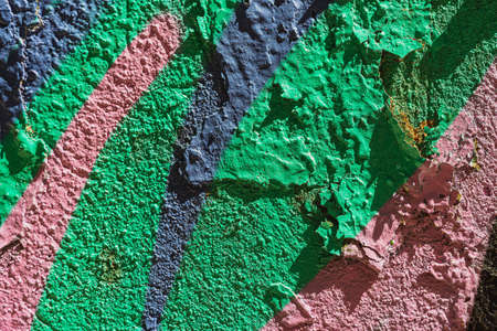 Old wall, craquelure paints - can be used by designers in creative works. art backgroundの写真素材