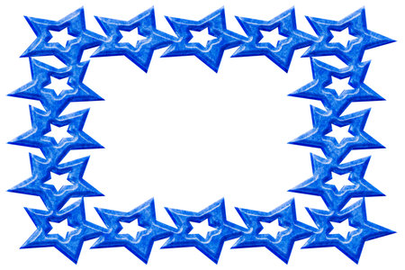 Destroyed and grunge metal photo frame. 3d illustration- abstract art background. photography overlays clip artの写真素材