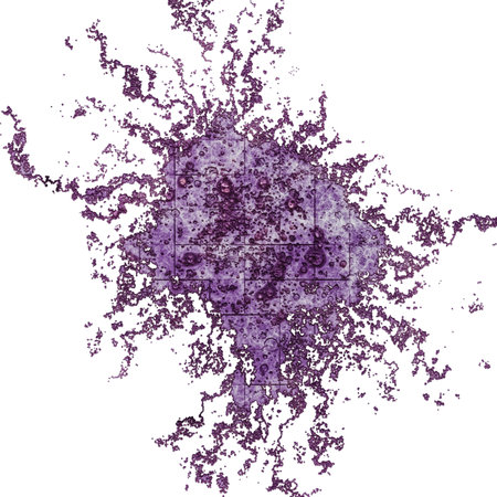 Frozen drops of hot metal-transparent background. Photo overlays clip art. 3d illustrationの写真素材