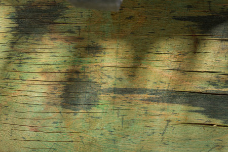 abstract background of old wooden planks with shadow on it.の写真素材
