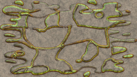 Grunge background with space for text or image. Computer generated illustration.の写真素材