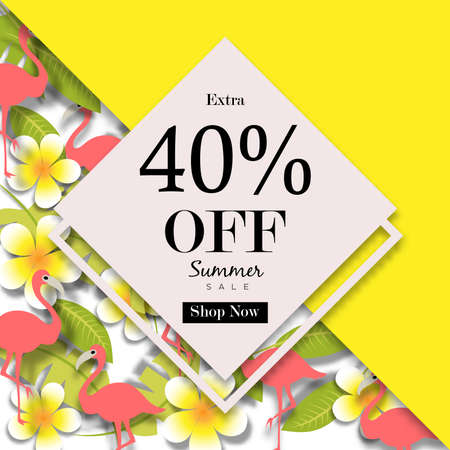 Summer Sale Background Vectorのイラスト素材