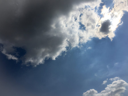 Beautiful blue sky with clouds background.Sky clouds.Sky with clouds weather nature cloud blue