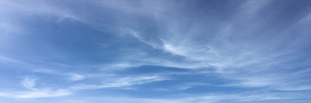 Beautiful clouds with blue sky background. Nature weather, cloud blue sky and sun