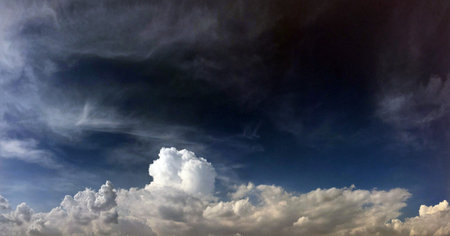 Beautiful blue sky with clouds background. Sky clouds. Sky with clouds weather nature cloud blue....