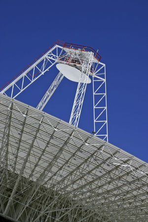 Parabolic antennas in Robledo de Chavela, Madrid, Spain