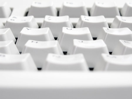 Macro shot of computer keyboard.の写真素材