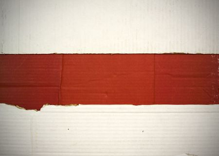 Flag of Belarus made with corrugated cardboardの写真素材