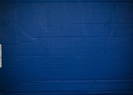 Blue Flag made with corrugated cardboardの写真素材
