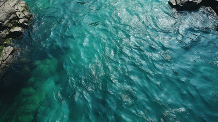 The stunning contrast between the dramatic cliffs and the calm, inviting waters creates a mesmerizing scene that embodies both power and tranquility.の素材
