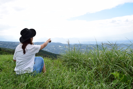 young japanese girlの写真素材