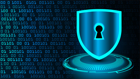 Cyber security concept templateのイラスト素材