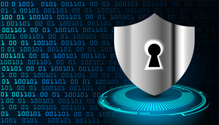 Cyber security concept templateのイラスト素材