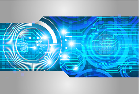 binary circuit board future technology, blue cyber security concept background, abstract hi speed digital internet.motion move blur. pixel vectorのイラスト素材