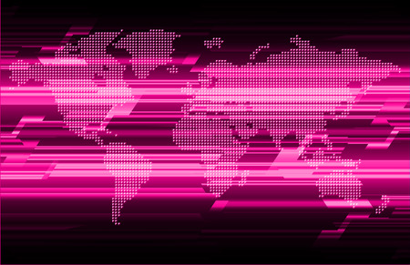 Social media network concept background. design vector illustration with world map. Global mesh communications. Earth, cyberのイラスト素材