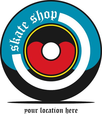 Skate Shop Iconのイラスト素材