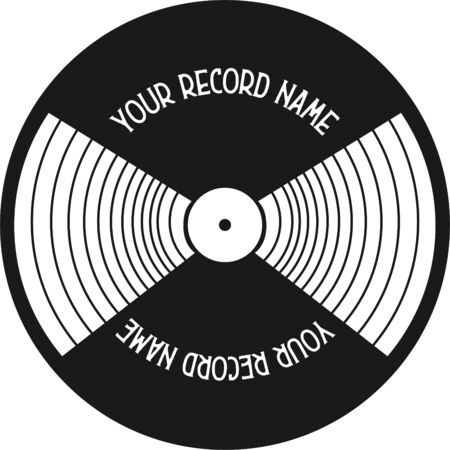 Vinyl Record Iconのイラスト素材
