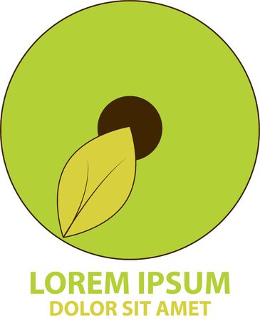 Leaf Green Iconのイラスト素材