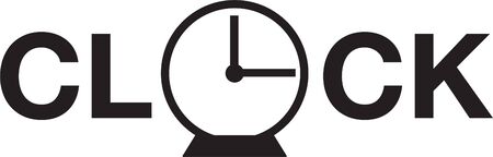Clock Company Iconのイラスト素材