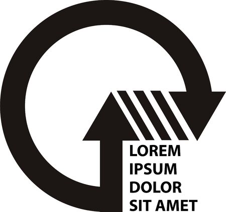 Arrow Home Iconのイラスト素材