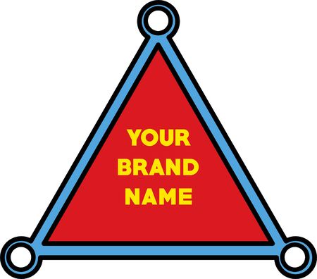 Triangle Brand Iconのイラスト素材