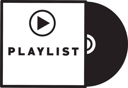 Playlist Music Iconのイラスト素材