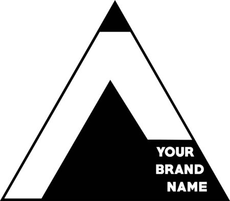 Triangle Brand Iconのイラスト素材