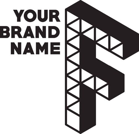F Brand Iconのイラスト素材