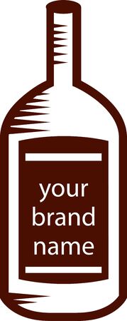 Wine Bottle Iconのイラスト素材