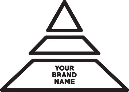Triangle Brand Iconのイラスト素材