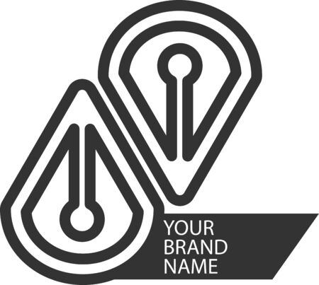 Brand Logo Iconのイラスト素材