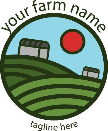 Farm Brand Iconのイラスト素材