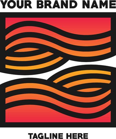 Brand Logo Iconのイラスト素材