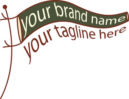 Flag Brand Iconのイラスト素材