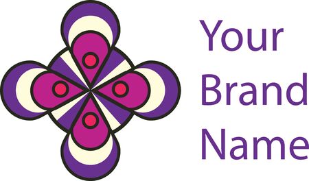 Flower Brand Iconのイラスト素材