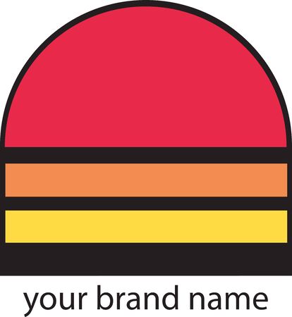 Logo Brand Iconのイラスト素材