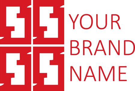 S Brand Iconのイラスト素材