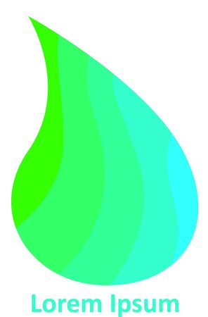 Water Brand Iconのイラスト素材