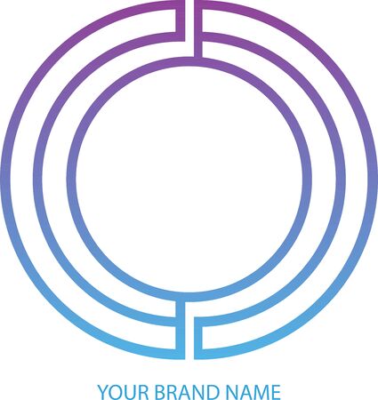 Circle Brand Iconのイラスト素材