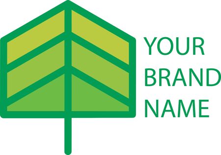 Plant Brand Iconのイラスト素材