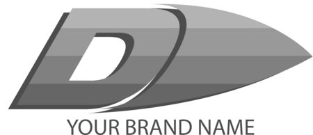 D Speed Brand Iconのイラスト素材