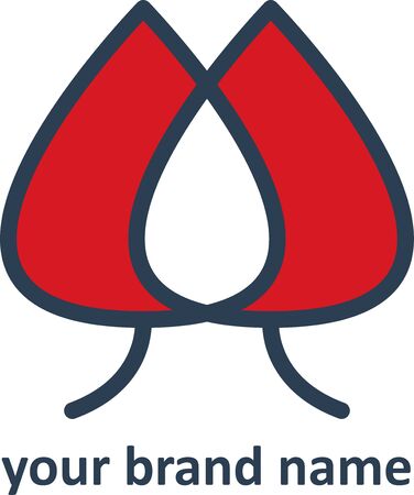 Plant Brand Iconのイラスト素材