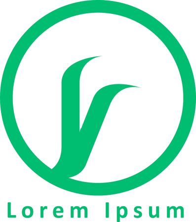Plant Logo Iconのイラスト素材