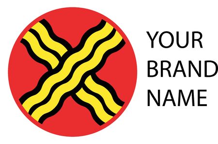 Circle Brand Iconのイラスト素材