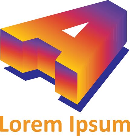 A Alphabet Iconのイラスト素材