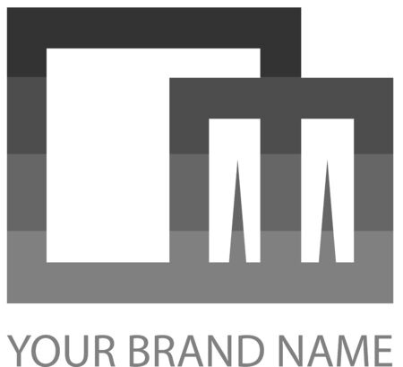 Brand Logo Iconのイラスト素材