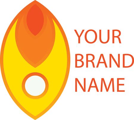 Leaf Brand Logo Iconのイラスト素材