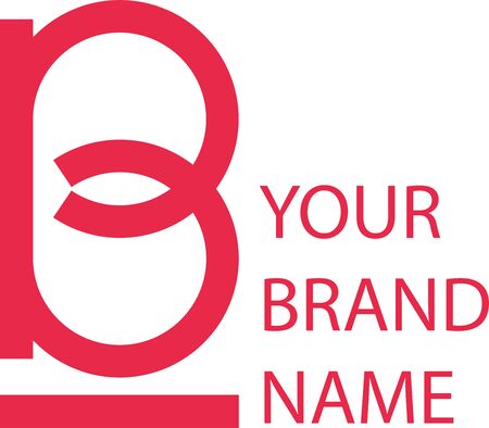 B Brand Logo Iconのイラスト素材