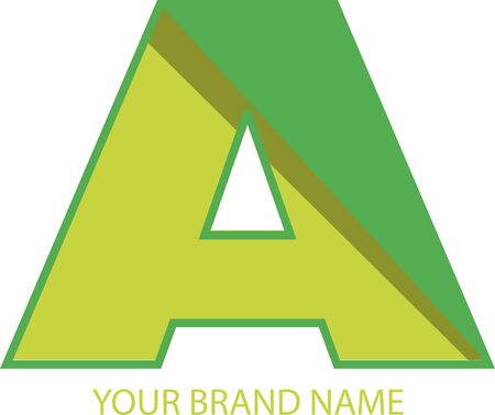 A Alphabet Logo Iconのイラスト素材